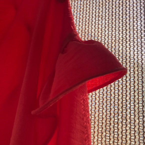 Tommy Hilfiger blouse size M, in tomato red - Picture 7 of 7